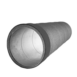 Spirobuis Ø 80mm lengte 1,5 meter - Gegalvaniseerd