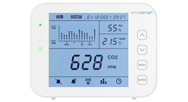 CO2 Meter EnviSense met datalogger - inclusief digitaal dashboard