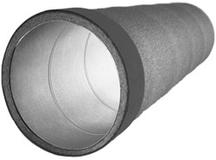 Thermoduct geïsoleerde spirobuis diameter 125 mm L= 1000 mm