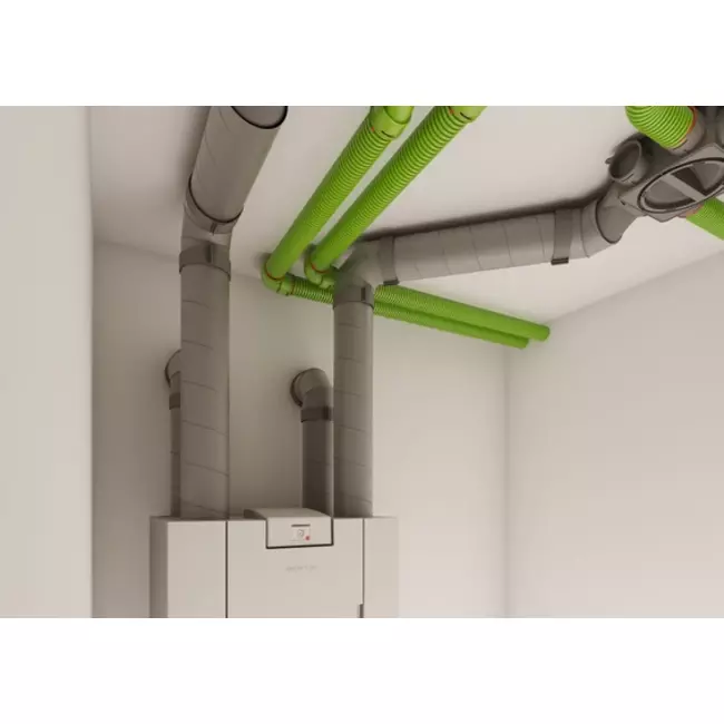 Ubbink WTW wandunit Ubiflux Vigor W325 4/0 rechts enthalpie