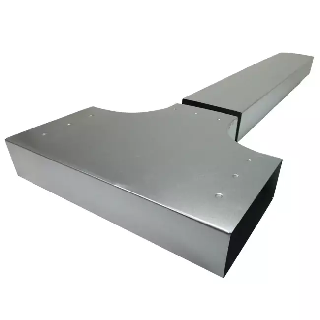 T-stuk 90 graden 170x80 mm - 170x80 mm tbv instortkanaal