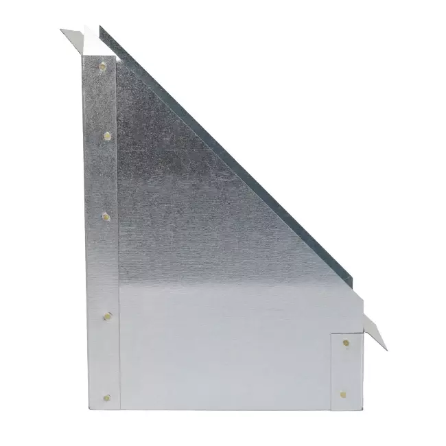Zijaansluiting 170x80 mm 45 graden voor rechthoekig instortkanaal
