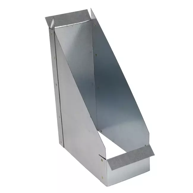Zijaansluiting 170x80 mm 45 graden voor rechthoekig instortkanaal
