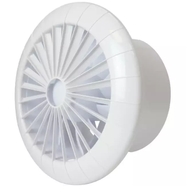 Badkamerventilator Ø 150 mm wit - aRid 150 BB TS
