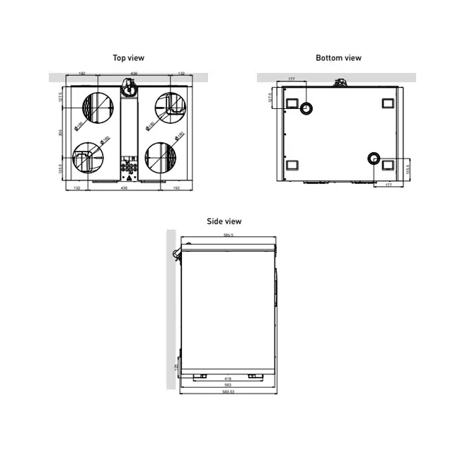 Duco WTW unit DucoBox Energy Comfort Plus D550