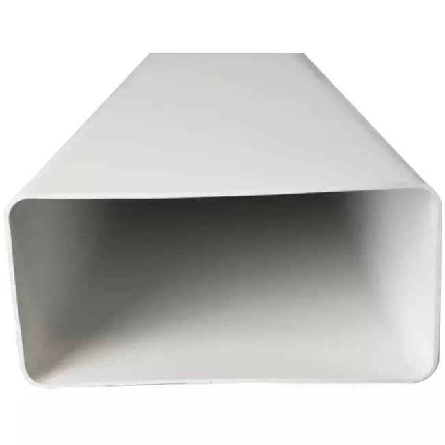 Rechthoekig kunststof ventilatiekanaal 110x55 lengte= 1 meter - K-1