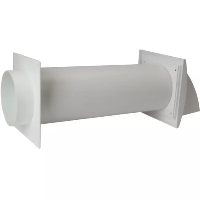 Geveldoorvoer SPK3 Ø100mm met terugslagklep