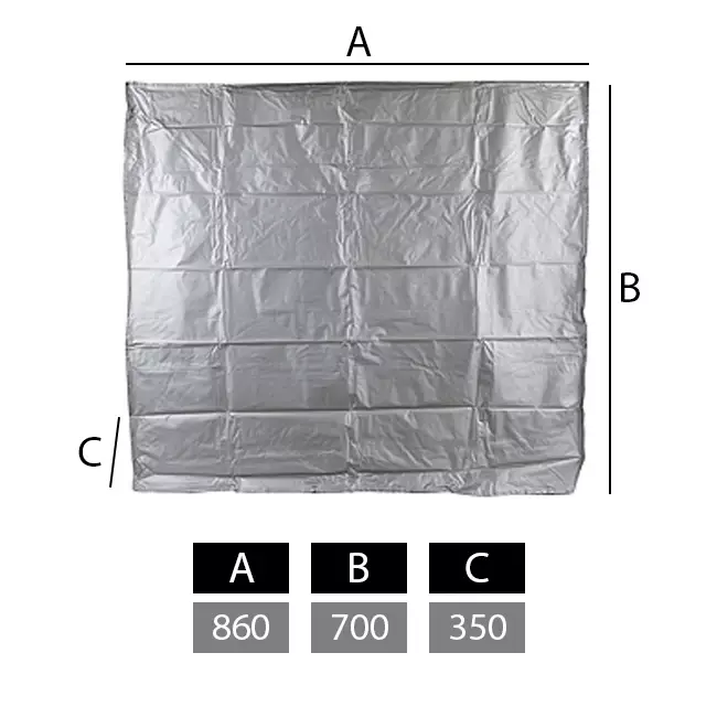 Afdekhoes voor buitenunits large 860 x 700 x 350 mm