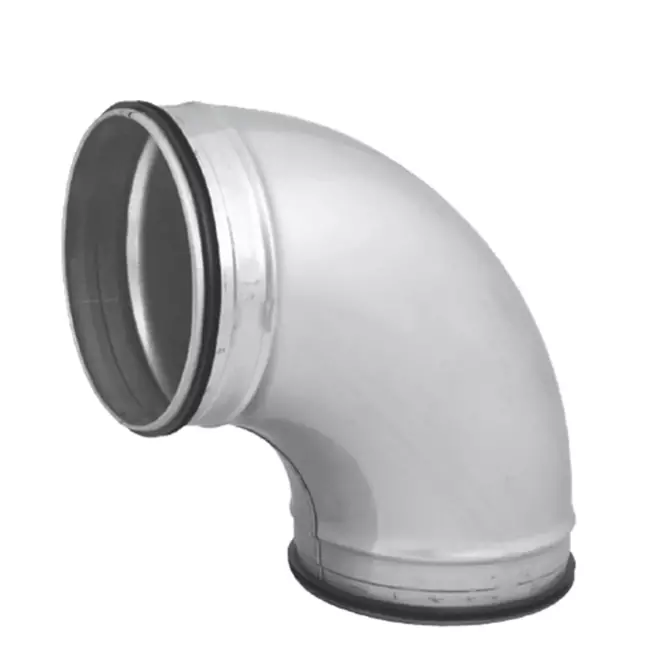 Ronde spiro bocht 90° Ø 100mm voor spirobuis