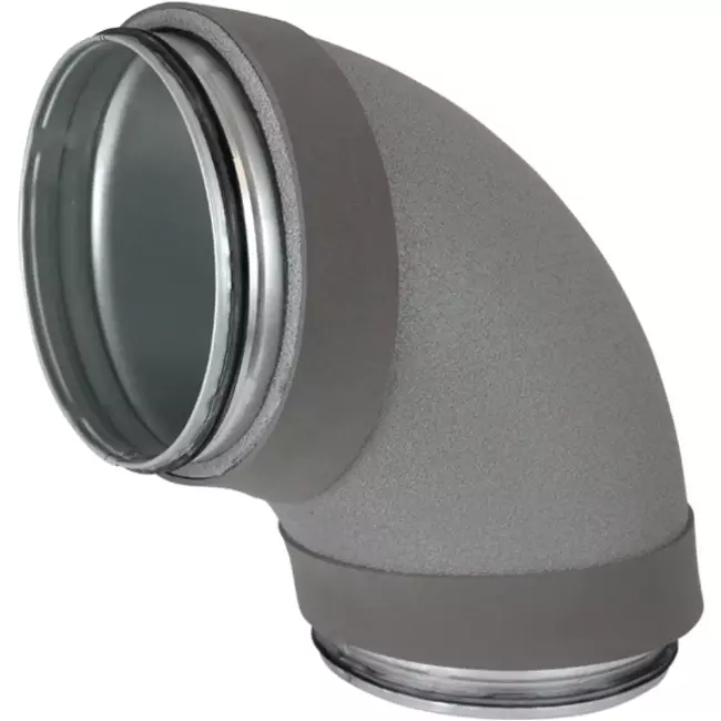 Thermoduct geïsoleerde bocht 90 graden diameter 160 mm