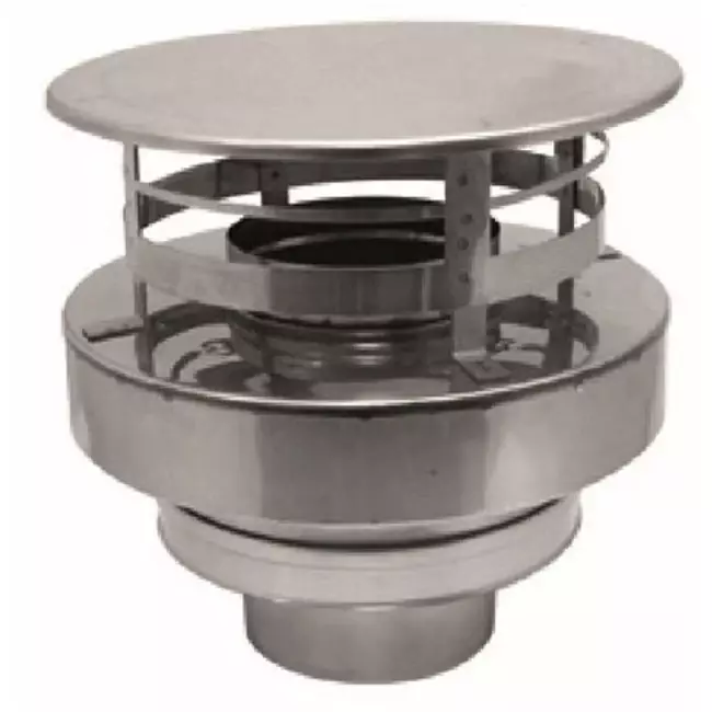 Clapet concentrique de 130 - 200 mm de diamètre I316/I304 (D0,5/D0,5) (à l'exclusion de caoutchouc d'étanchéité pour conduit interne)