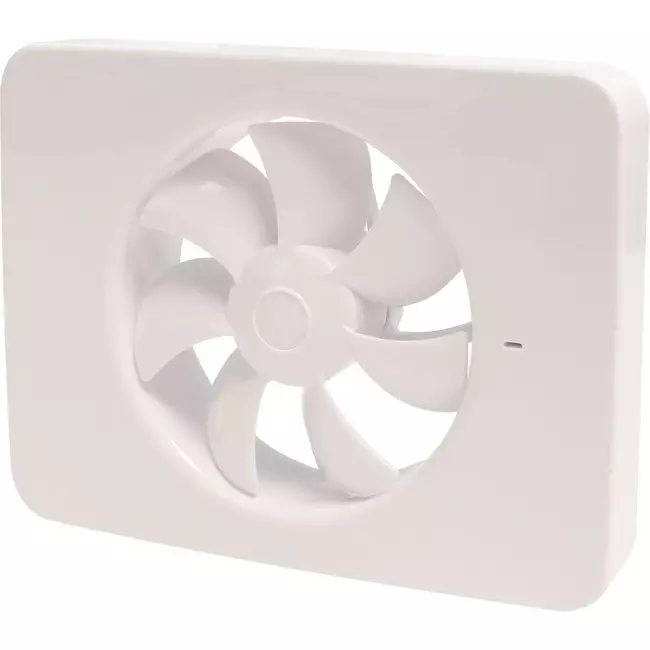 Vent-Axia Lo-Carbon iQ platte design badkamerventilator Ø 100 - 125