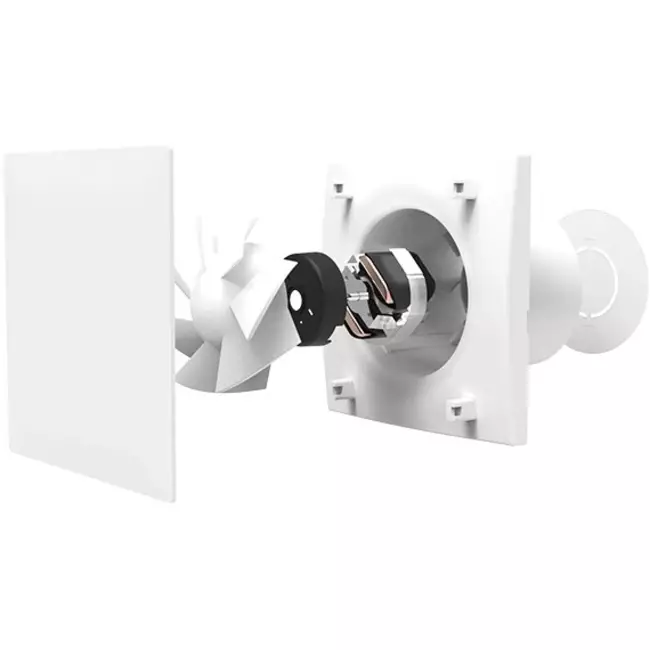 Stille badkamerventilator Mute Ø 100mm - Vent Axia Mute 100 BN
