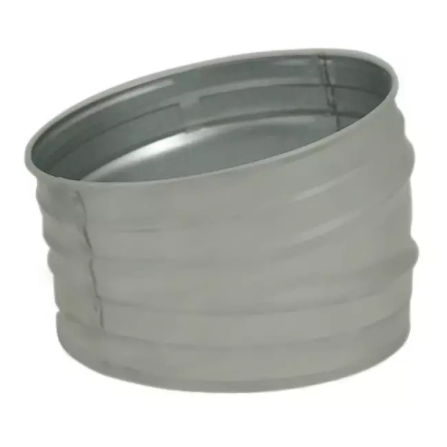 Spiro bocht 250 mm 15 graden (sendz. verz.) RAL7035