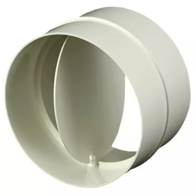 Ronde kunststof terugslagklep diameter: 150mm AV150