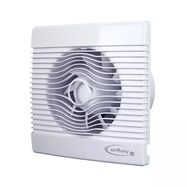 Badkamer ventilator met Vochtsensor en Timer Ø 100 mm wit - pRemium 100HS