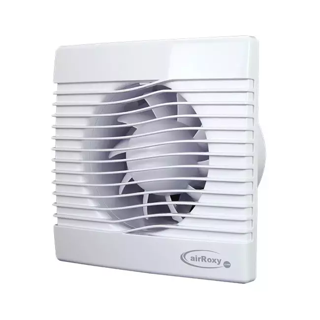 Badkamer ventilator met Vochtsensor en Timer Ø 100 mm wit - pRim100HS