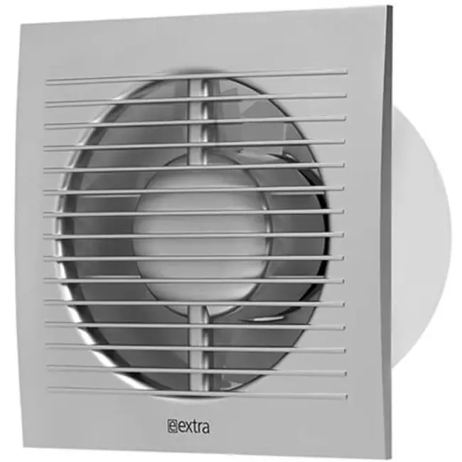 Badkamerventilator Ø 125 mm Zilver - standaard EE125S
