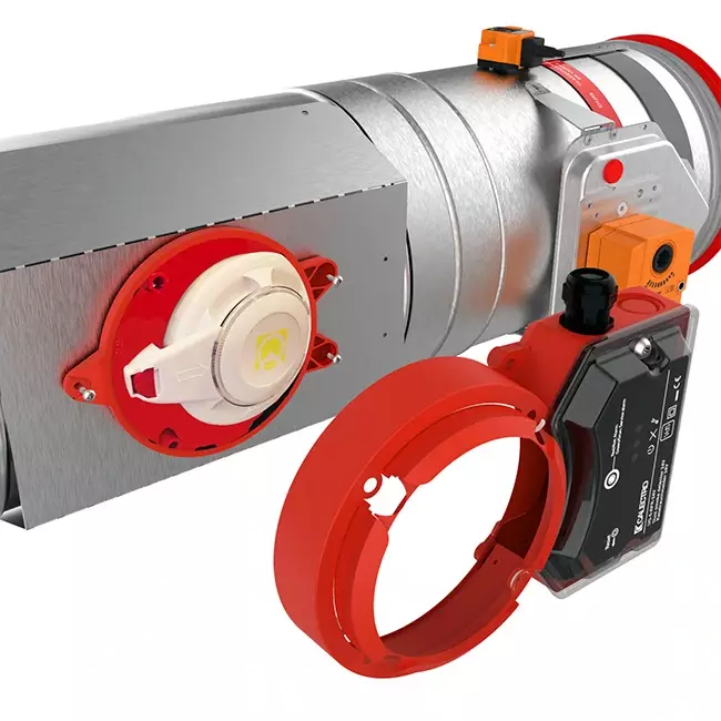 Rooksensor 230V voor ronde brandklep 100 mm - E-FDC A SSA D100 230