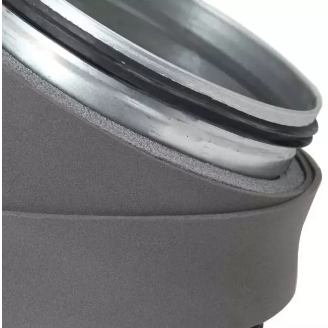 Thermoduct 13mm bocht diameter 450 mm 30 graden geisoleerd