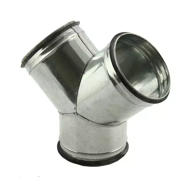 Broekstuk 45° Ø 160mm - 125mm voor spirobuis