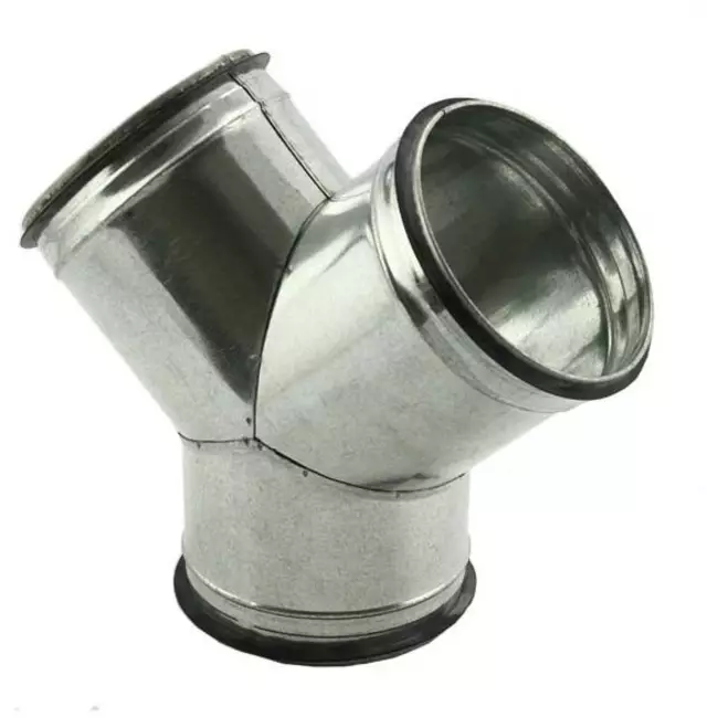 Broekstuk 45° Ø 80mm - 80mm voor spirobuis