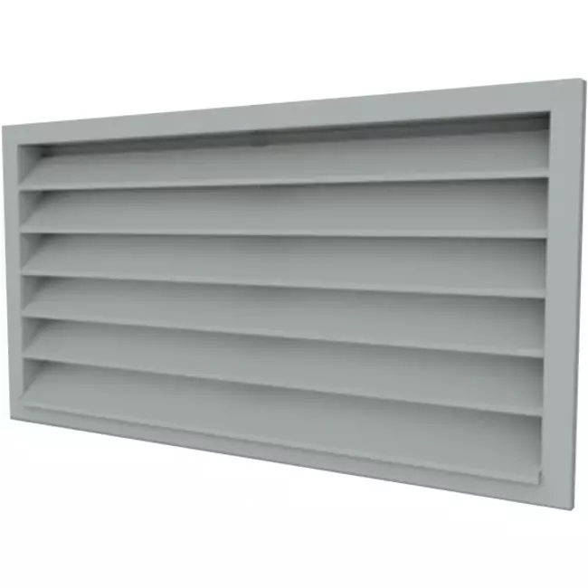 Grille murale extérieure en acier galvanisé 1000x300