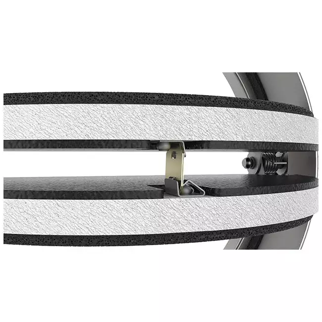 Brandvlinderklep rond 100mm met ventilatieventiel - E-BFDC V EI120S D100