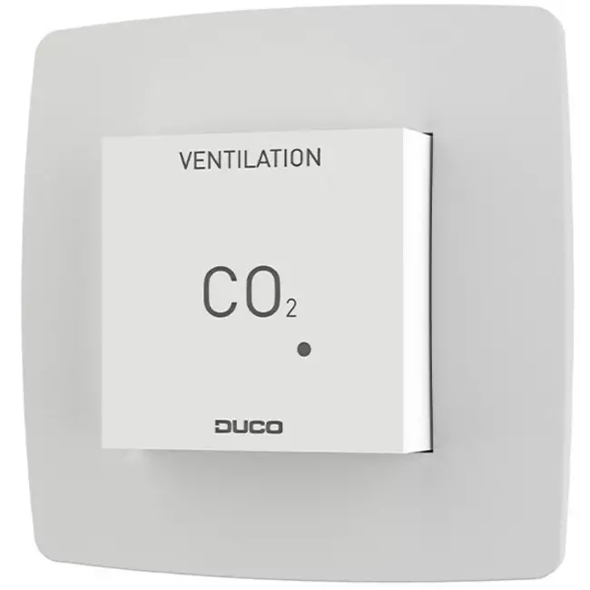 Duco CO2 ruimtesensor zonder bediening RF/Wired wit