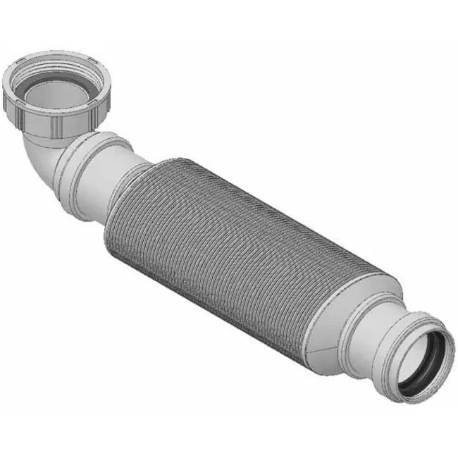 Sifon plat voor Duco WTW DucoBox Energy