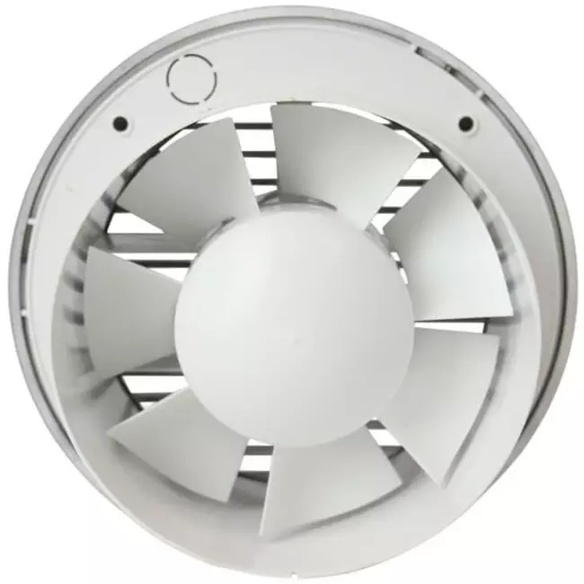 Badkamer ventilator rond Ø 125 mm antraciet - basis EA125A
