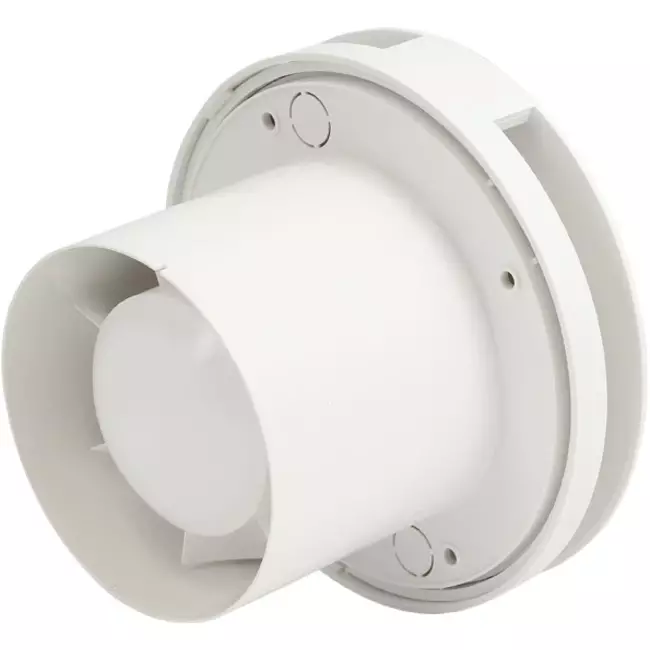 Badkamer ventilator rond Ø 125 mm wit - design EAT125