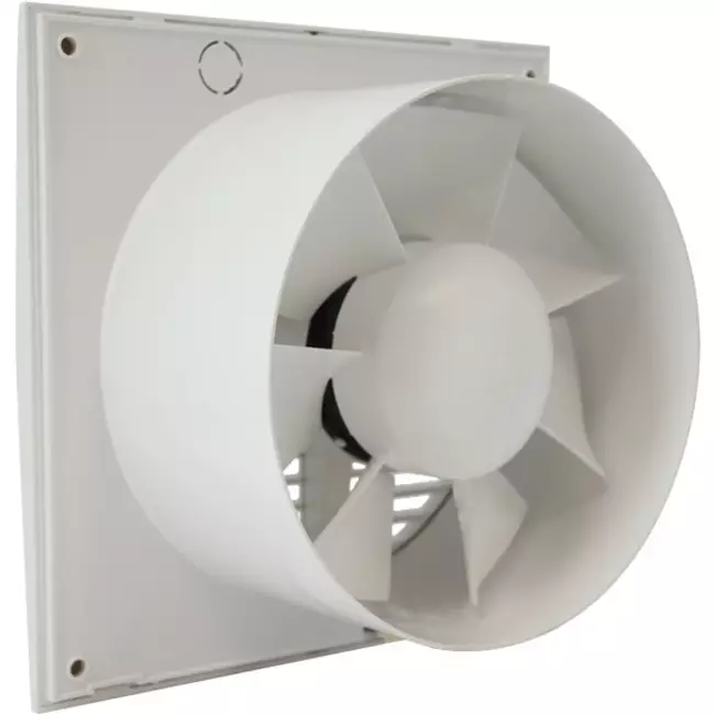 Badkamer ventilator Ø 125 mm Wit met timer en vochtsensor - EE125HT