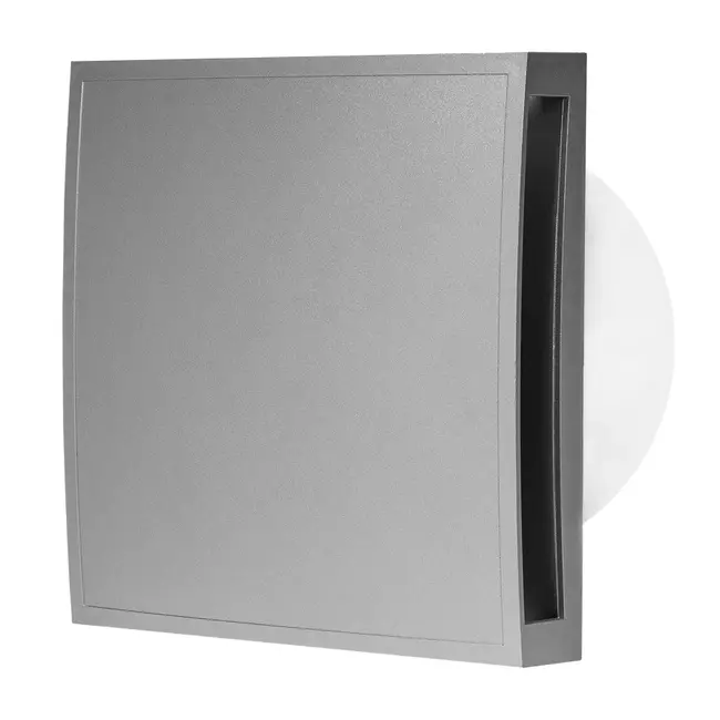 Badkamerventilator Ø 100 mm Zilver - Design EET100S