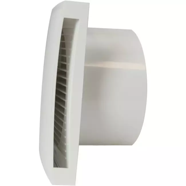 Badkamerventilator Ø 100 mm wit met timer en vochtigheidssensor - Design EET100HT