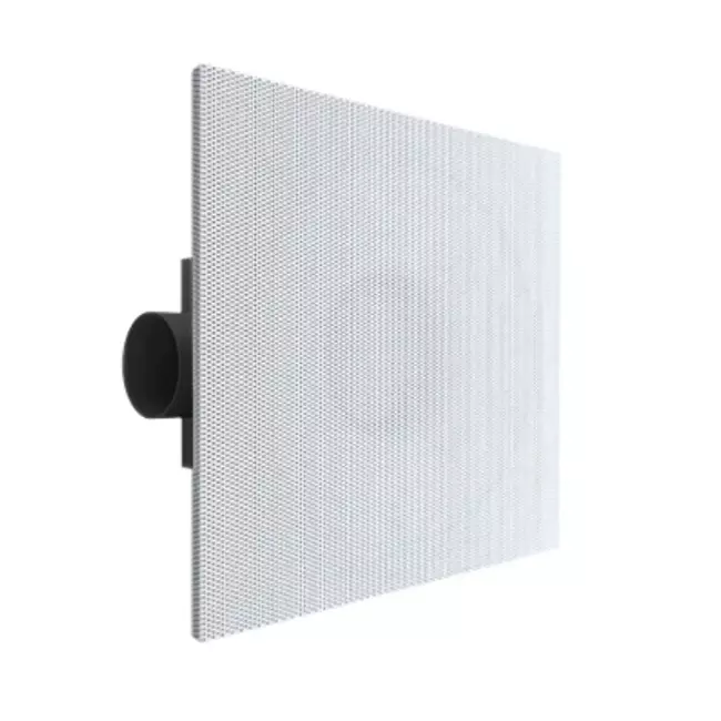 Geperforeerd instelbaar plafondrooster voor toevoer 594x594 - ongeïsoleerd plenum zijaansluiting Ø 125 mm