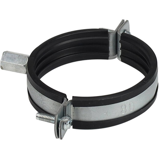 Metalen beugel diameter 125 mm met rubber (sendz. verz.)