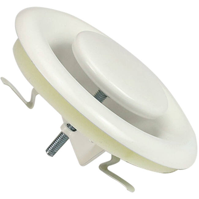 Ventilatie afvoer ventiel 160mm met metaal klemveren - DVS-C160 RAL9010