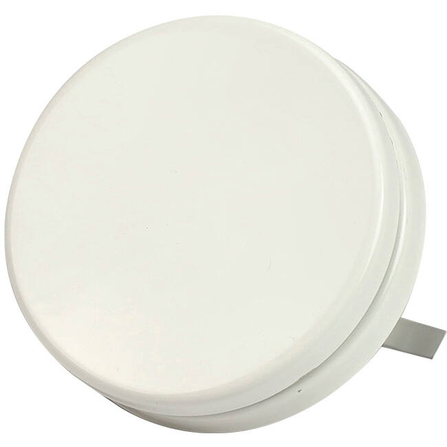 Ventilatie toevoer ventiel 125mm met metaal klemveren - SAV-C125 RAL9010