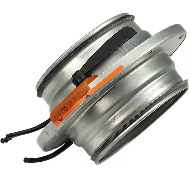 Trappe d'iris 250 mm - Sendzimir acier galvanisé - IRIS250