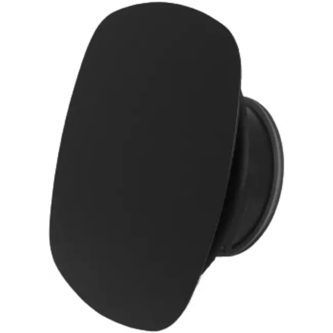 Imaginair RLV ventiel vierkant Ø 125 mm  - montageveren + ring - zwart