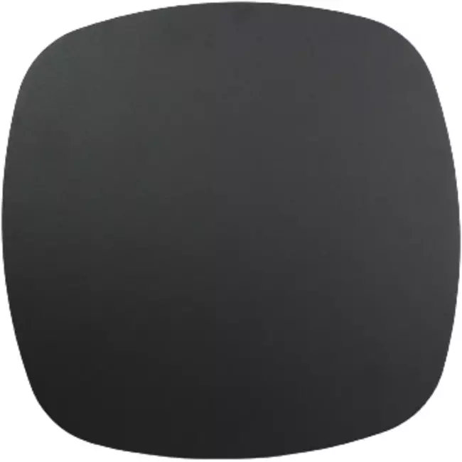 Imaginair RLV ventiel vierkant Ø 125 mm  - montageveren + ring - zwart