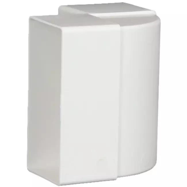 Rechthoekig kunststof verticale 90 ° bocht 110x55 - KLV