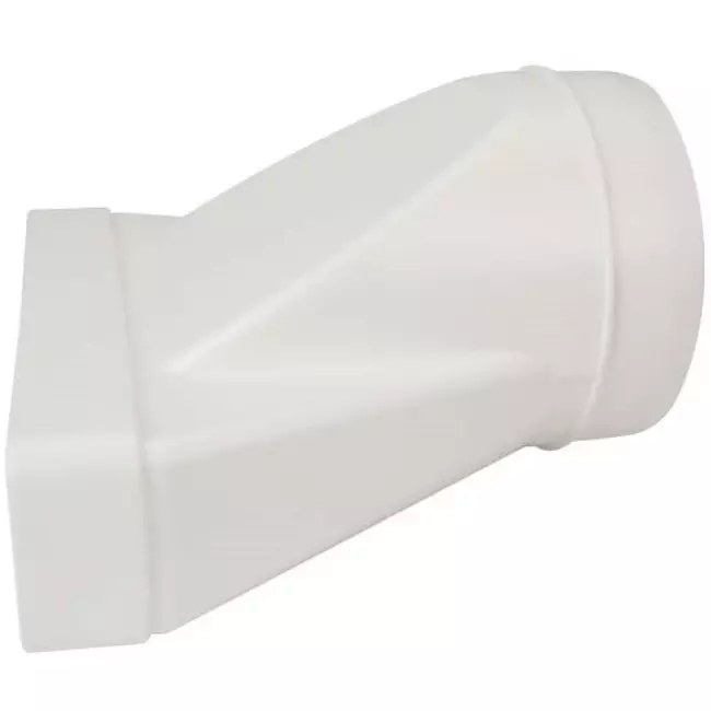 Rechthoekig kunststof verloop Ø150mm - 220x90mm - KSD29-150
