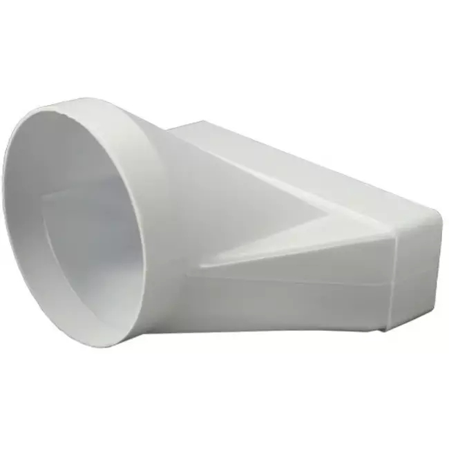 Rechthoekig kunststof verloop Ø150mm - 220x90mm - KSD29-150