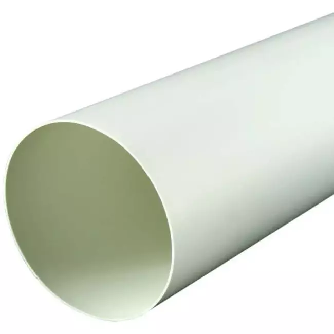 Ronde kunststof ventilatiebuis Ø100mm L=1 meter A100-1
