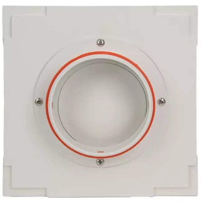 Ergovent instucbaar frameloos ventilatieventiel vierkant 125 mm
