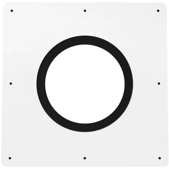 Luchtdichte dakdoorvoer 160 mm dakbeschotplaat RAL 9010
