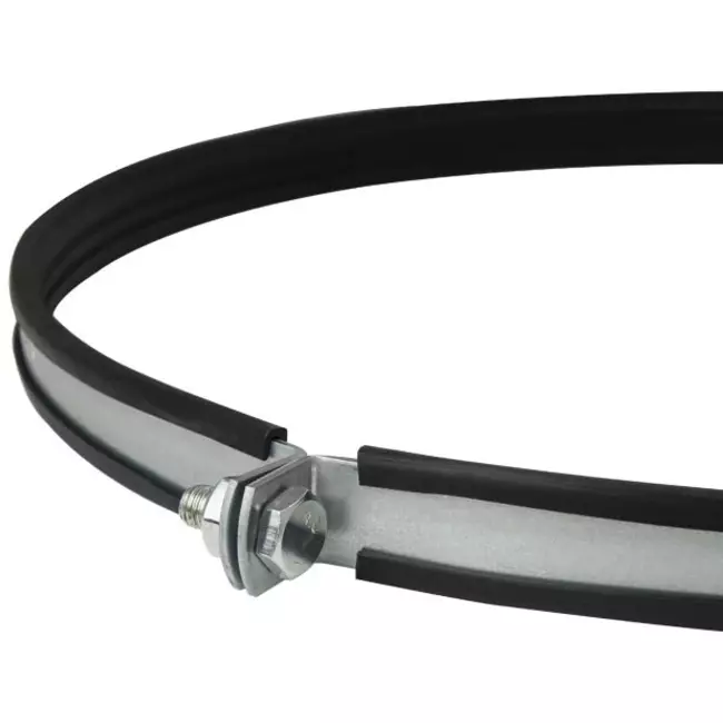Metalen beugel diameter 450 mm met rubber (sendz. verz.)