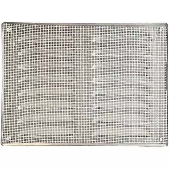 Metalen ventilatierooster vierkant 260x190 mm rvs - MR2619i
